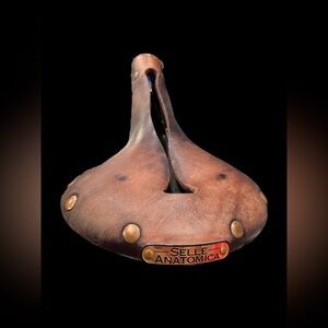 Selle Anatomica Brown Leather Bicycle Saddle